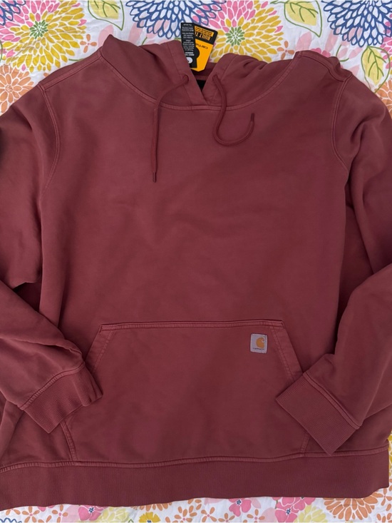 Carhartt Tops - NWT 2x carhartt women’s garment dye hoodie